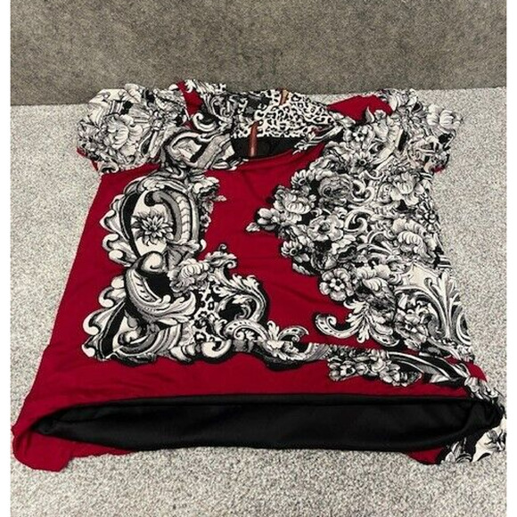 Alfani Blouse Petite Large Floral Paisley Flowy Boho Whimsigoth Old Money Y2K - Picture 3 of 15